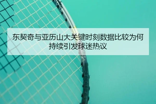 东契奇与亚历山大关键时刻数据比较为何持续引发球迷热议